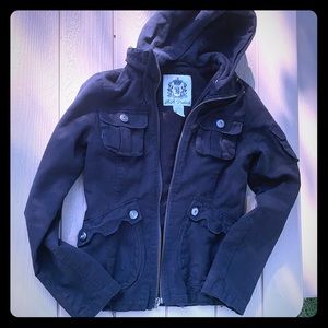 Bella Twilight Cargo Coat Black